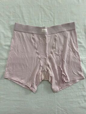 SKIMS boyfriend boxers - Light Pink